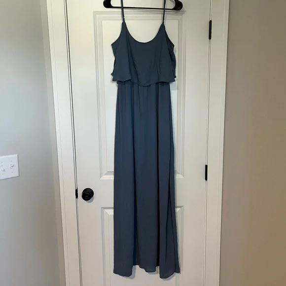 bohme | Dresses | Smokey Blue Bridesmaid Dress | Poshmark